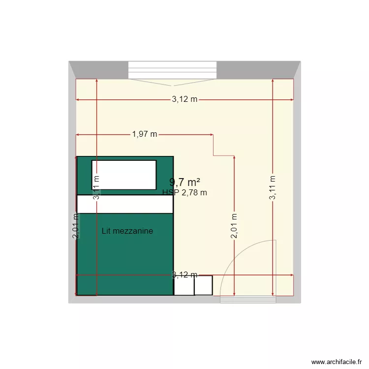 chbe d'amis. Plan de 