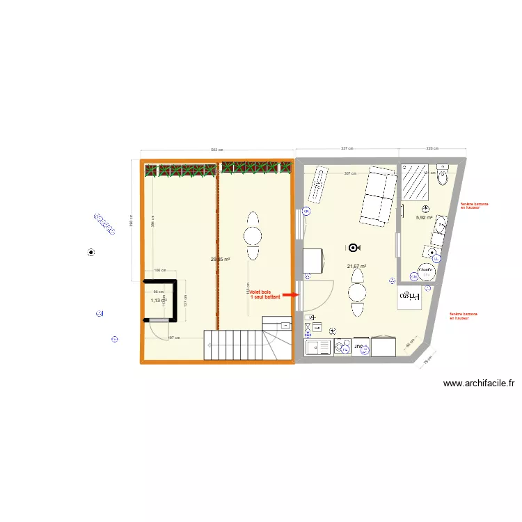 Thuillat 26 Studio RDC Projet Elec V0. Plan de 