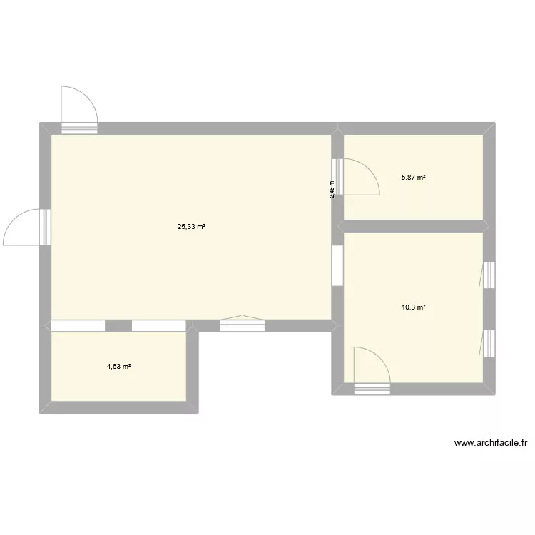 cuisine gargouille. Plan de 