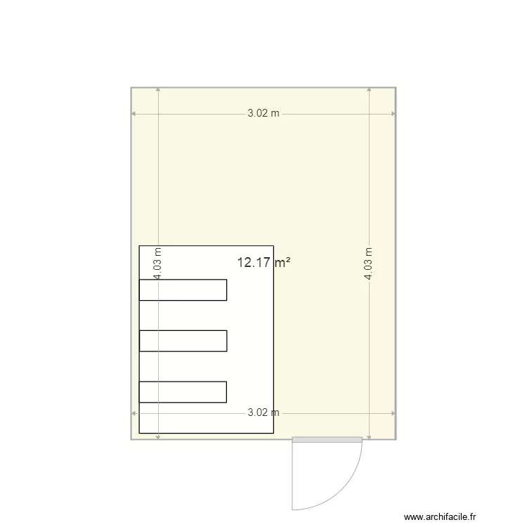 POSTE LARMEROUX VANVES CA. Plan de 1  et 12 m²