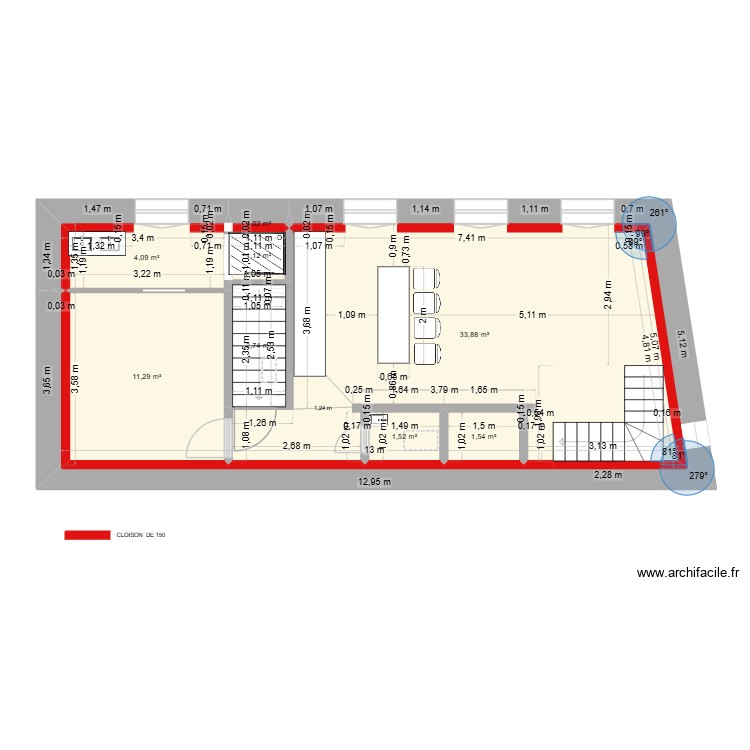 MAISON 2 hbjpm isolation etage 1. Plan de 0 pièce et 0 m2 MAISON 2 hbjpm isolation etage 1. Plan de 0 pièce et 0 m2