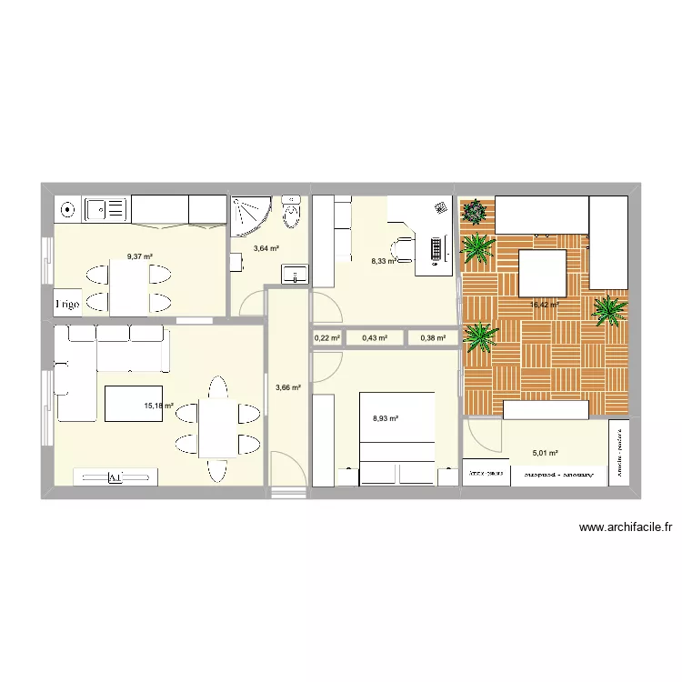 PLAN LUNEL GARS. Plan de PLAN LUNEL GARS. Plan de