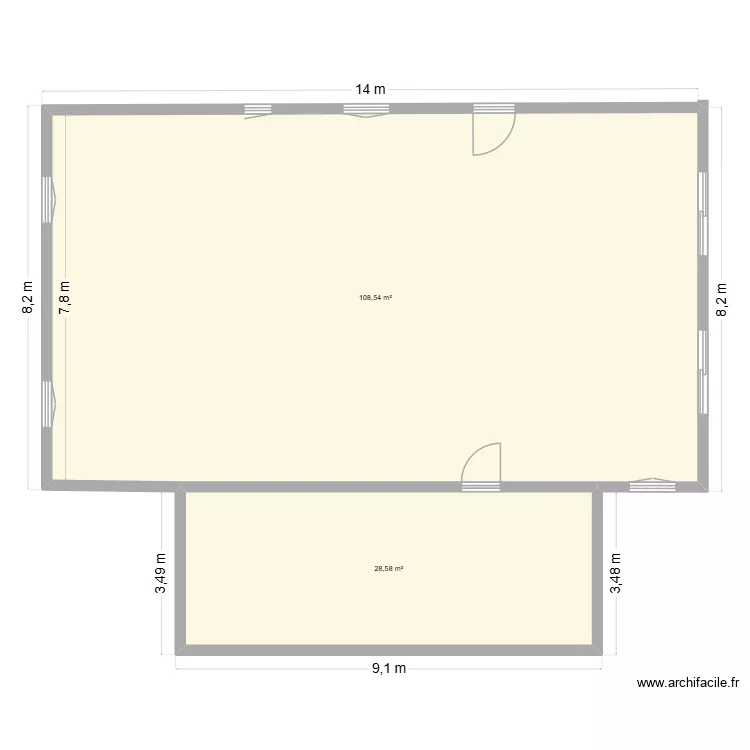 aurelie. Plan de 2 et 137 m² aurelie. Plan de 2 et 137 m²