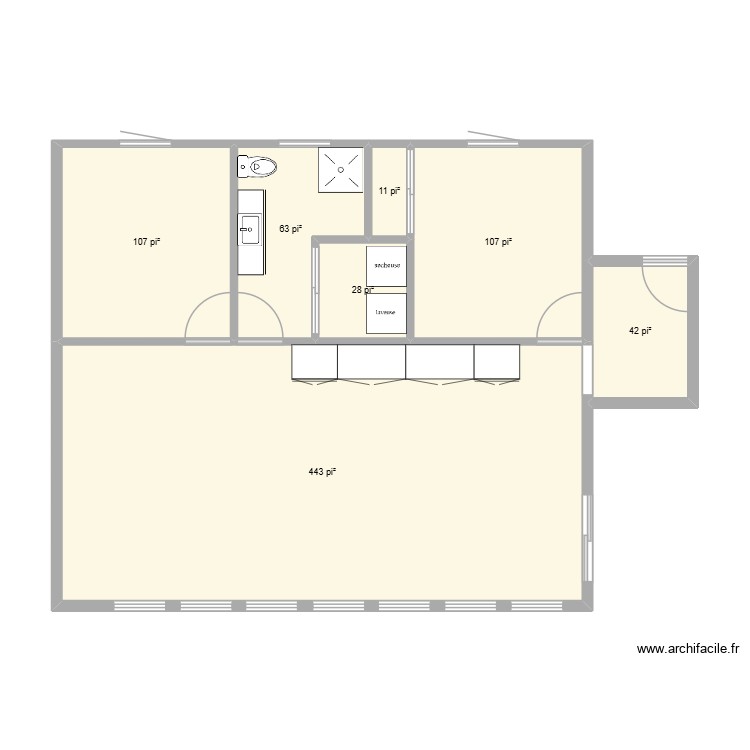 jenifer 2. Plan de 0 pièce et 0 m2