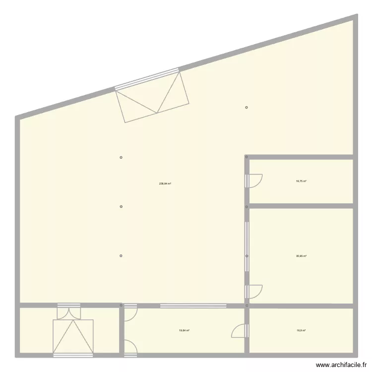 4S Maousse 3. Plan de 5  et 328 m²