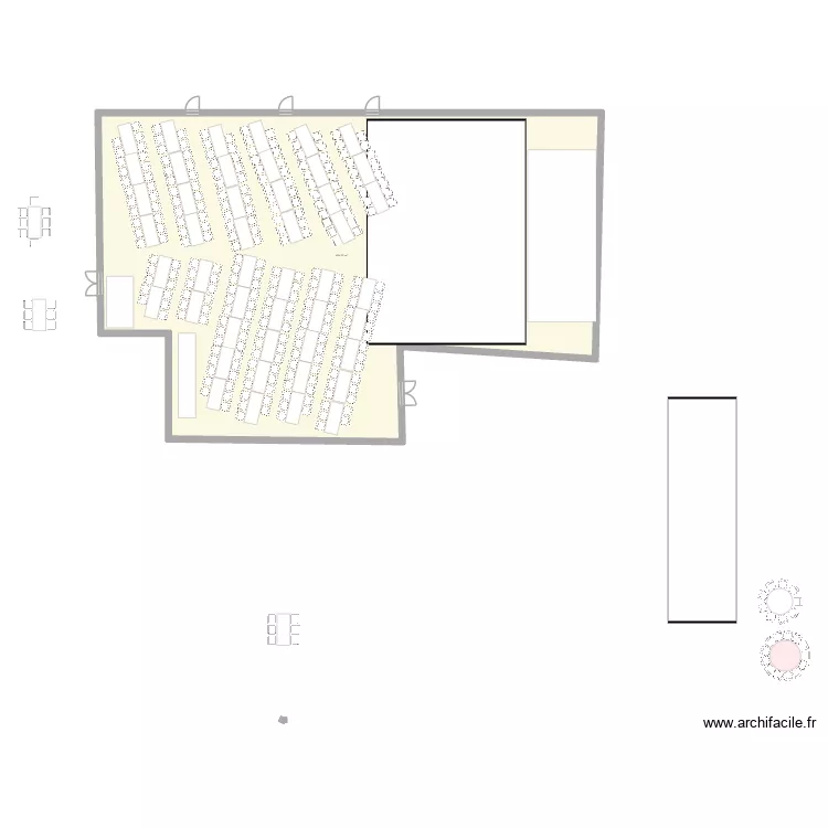 Laurentie rectangle plan épis. Plan de 1 Pièce et 455 m² Laurentie rectangle plan épis. Plan de 1 Pièce et 455 m²