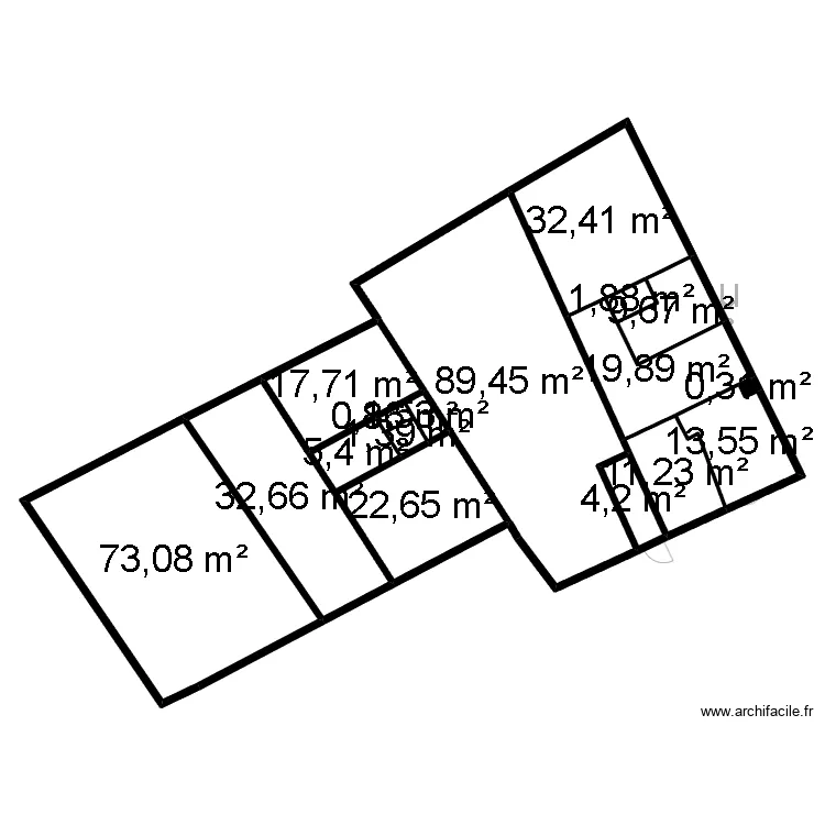 Bazincourt-sur-Saulx. Plan de 