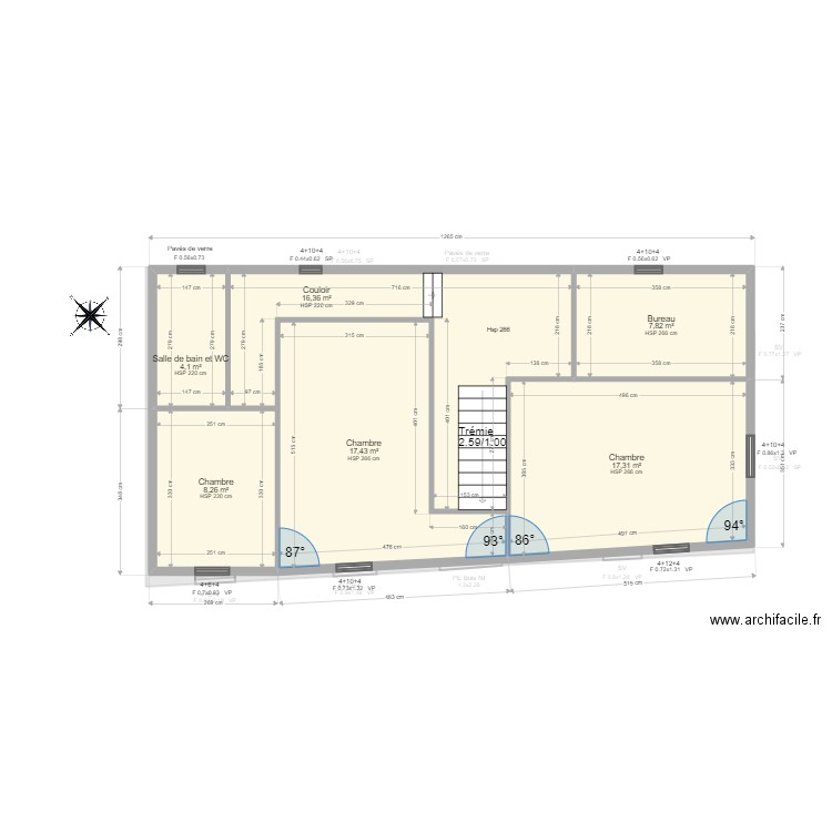 ML24009103 VALETTE. Plan de 11 pièces et 138 m2