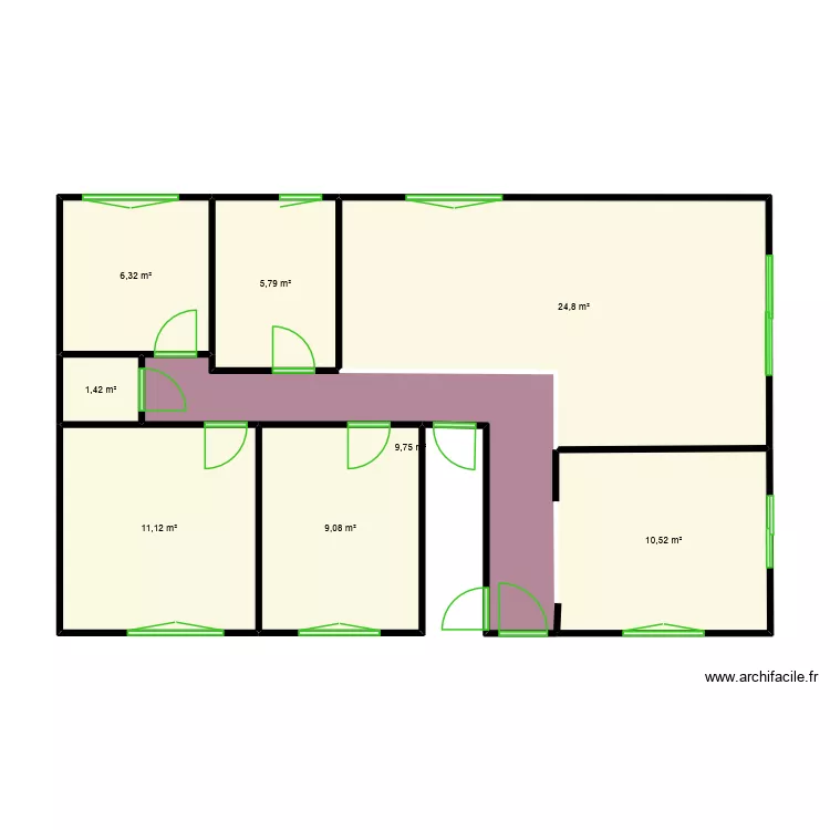 plan pour électricté. Plan de 8 pièces et 79 m² plan pour électricté. Plan de 8 pièces et 79 m²