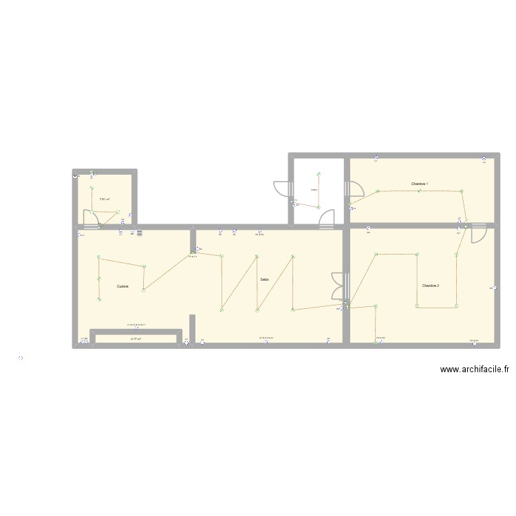 Julia. Plan de 5 pièces et 167 m2