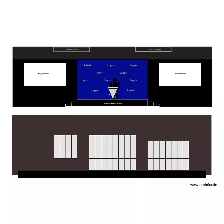 vue de face Ampersand1. Plan de 