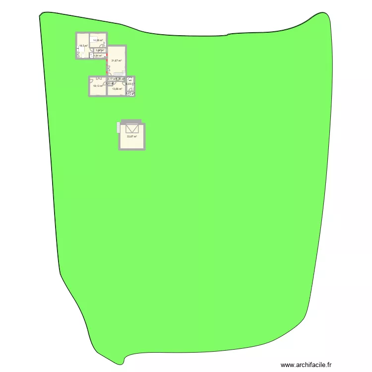 maison cambernon 1. Plan de 19  et 219 m²