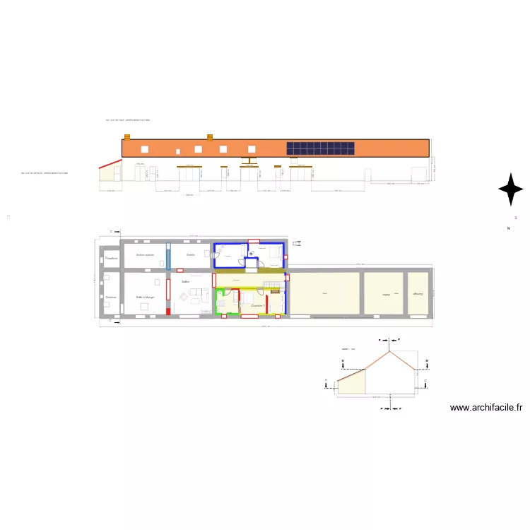 Plan de Masse La loge Etage. Plan de Plan de Masse La loge Etage. Plan de