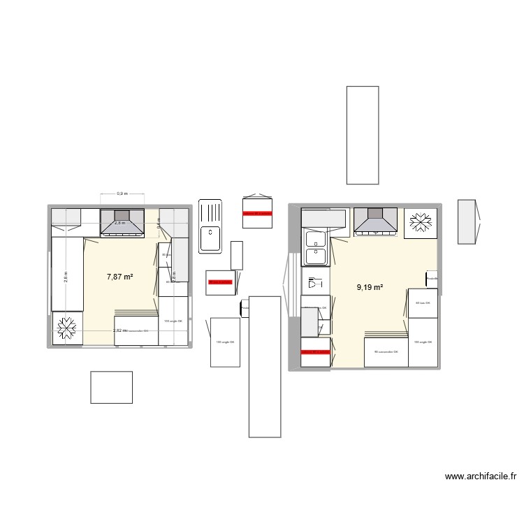 cuisine. Plan de 0 pièce et 0 m2