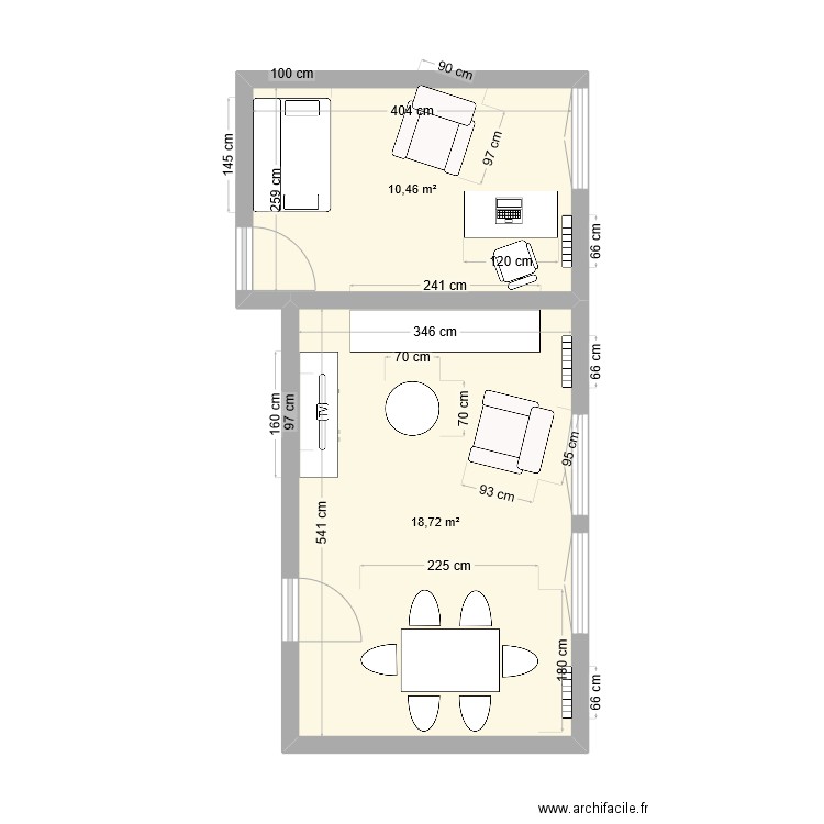 Tanière de P'pa. Plan de 0 pièce et 0 m2
