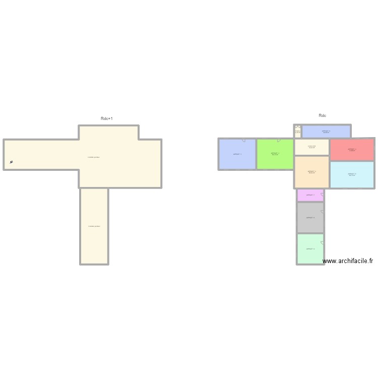 MIHOUBI. Plan de 13 pièces et 1367 m2