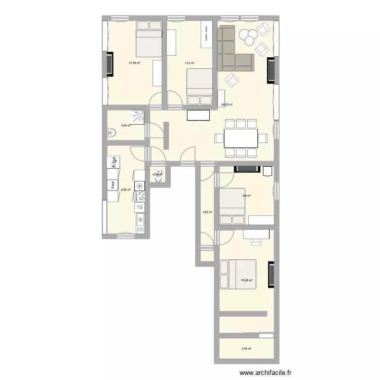 vendome. Plan de 10 et 107 m² vendome. Plan de 10 et 107 m²