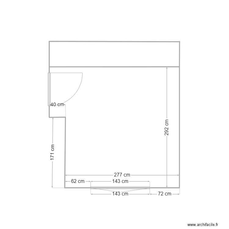 chambre. Plan de 0 pièce et 0 m2