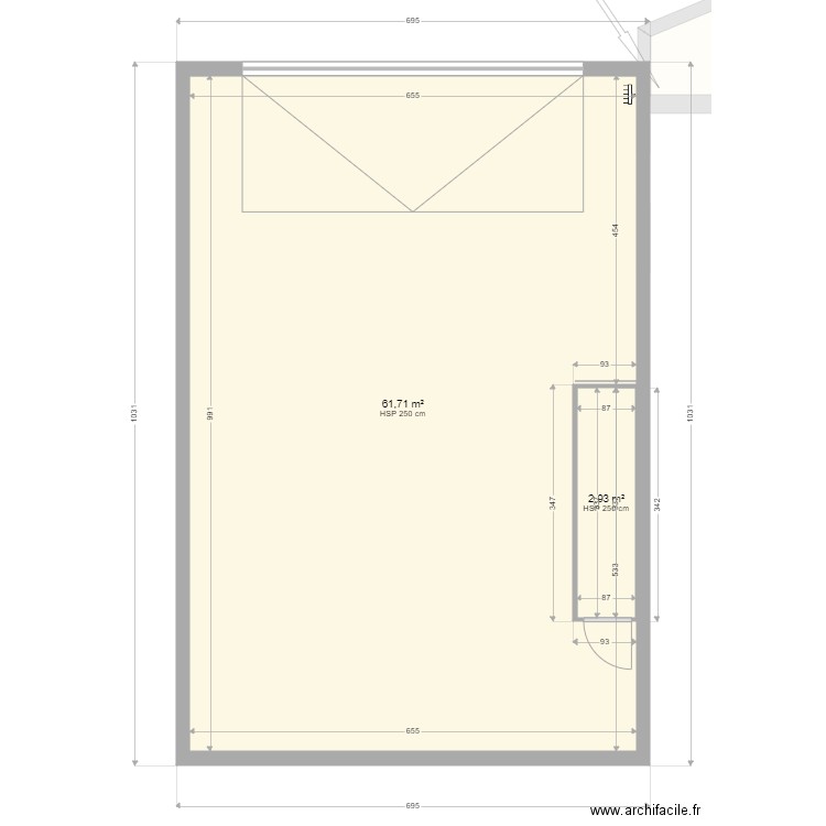 CHOB - LOCATION - Rez-de-Chaussée2. Plan de 6 pièces et 136 m2