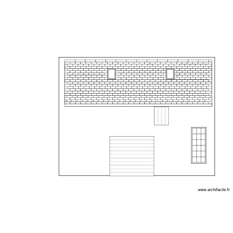 ville es houx. Plan de 