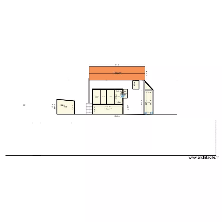 plan de coupe face arrière côté jardin maison délémont. Plan de 11 et 36 m² plan de coupe face arrière côté jardin maison délémont. Plan de 11 et 36 m²