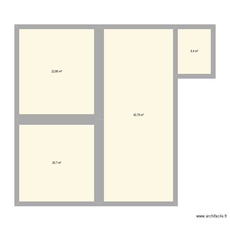 van kessel. Plan de 7 pièces et 177 m2