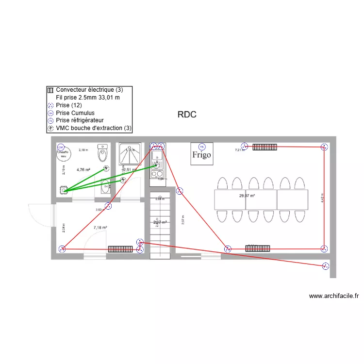 projet wide - int prise. Plan de 
