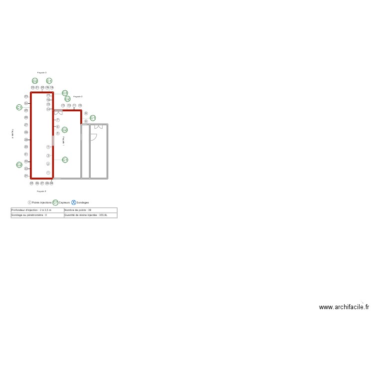 best. Plan de 4 pièces et 42 m2
