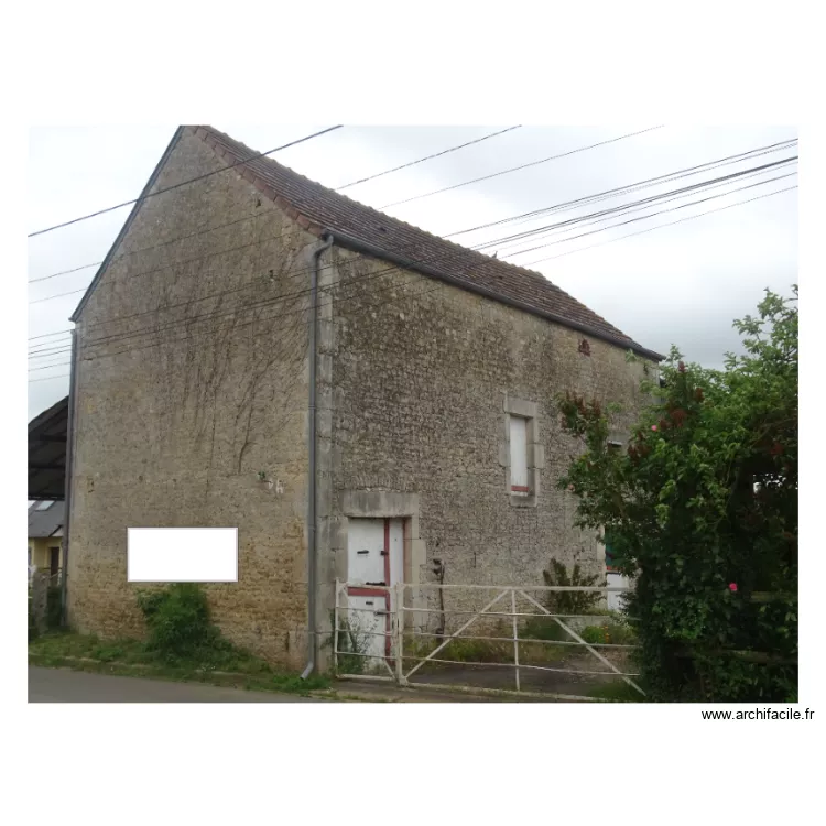 photo facade ouest. Plan de 