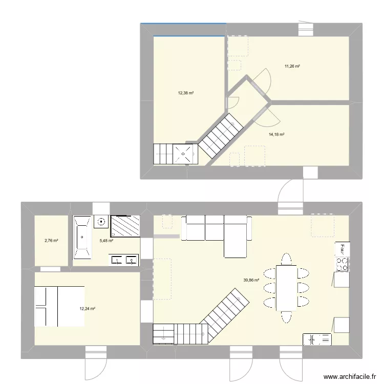 gautrais etage 2.2. Plan de 