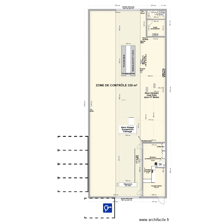 CCT mixte VL/CL CT SAINT EXUPERY Montceau Les Mines 71GAMO. Plan de 4 pièces et 385 m2