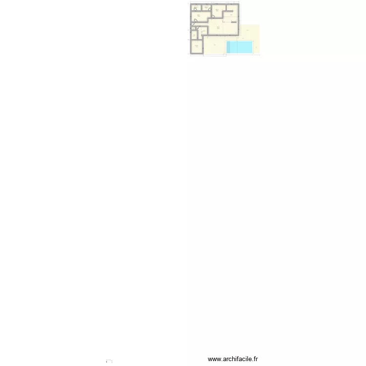 PLAN SANS GARGA. Plan de 9  et 130 m²