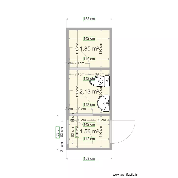 LOKACASE SUD. Plan de 
