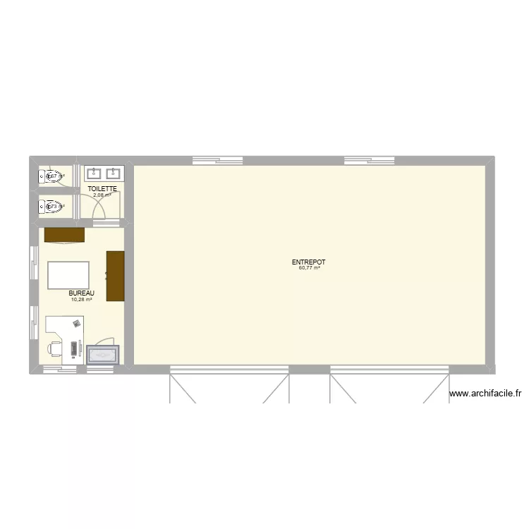 DEPO. Plan de 5 Pièces et 75 m² DEPO. Plan de 5 Pièces et 75 m²