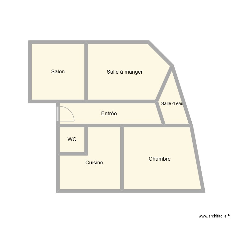 2509 ROMEUR. Plan de 7 pièces et 21 m2