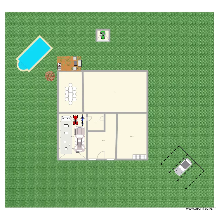 Maison. Plan de Maison. Plan de
