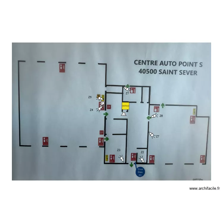 INTRUSION POINT S ST SEVER. Plan de INTRUSION POINT S ST SEVER. Plan de