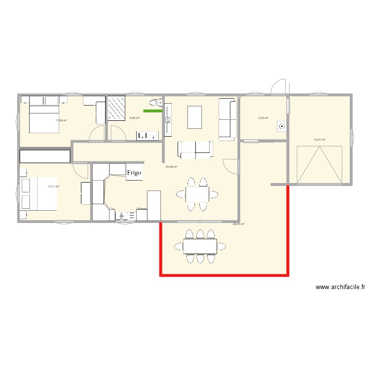 Maison top 80m2 + terrasse et garage. Plan de 0 pièce et 0 m2