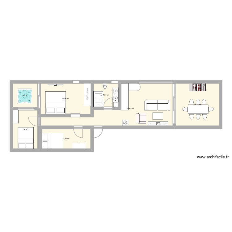 APPART CAP. Plan de 0 pièce et 0 m2