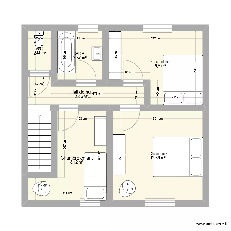 ACLHdt36 / 1. Plan de 7  et 42 m²