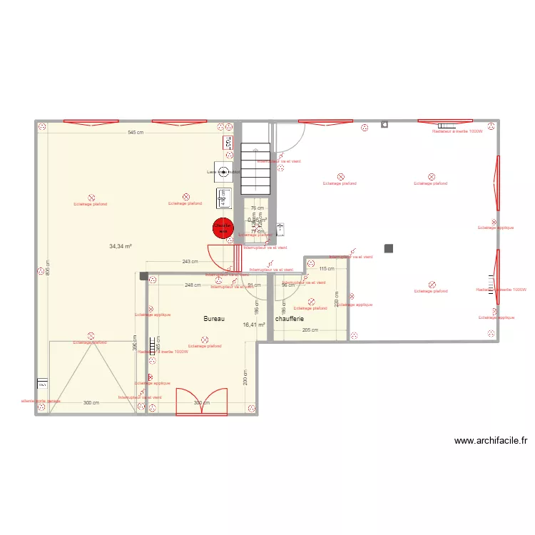 garage elec carine. Plan de 