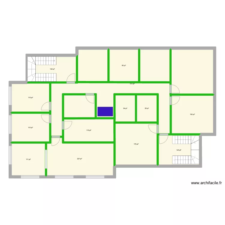 225 Seigneuriale 2e &eacute;tage 4. Plan de 