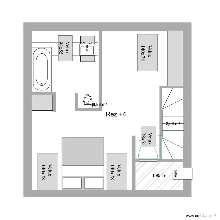 Marie Jos&eacute; Rez 4 Permis 2025. Plan de 0 pièce et 0 m2