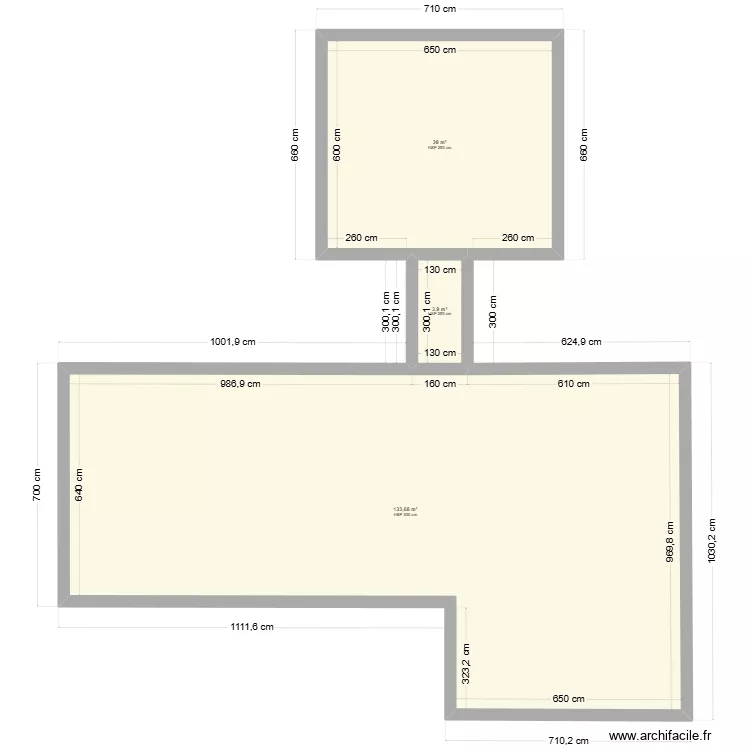 VERO ET LUDO 2. Plan de 3  et 177 m²
