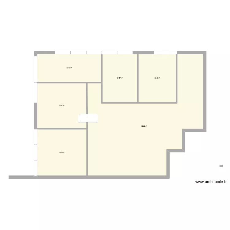 plan local thiomville. Plan de 13  et 201 m²