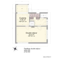 Plan avec dimensions RDC