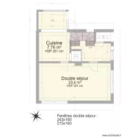 Plan avec dimensions RDC