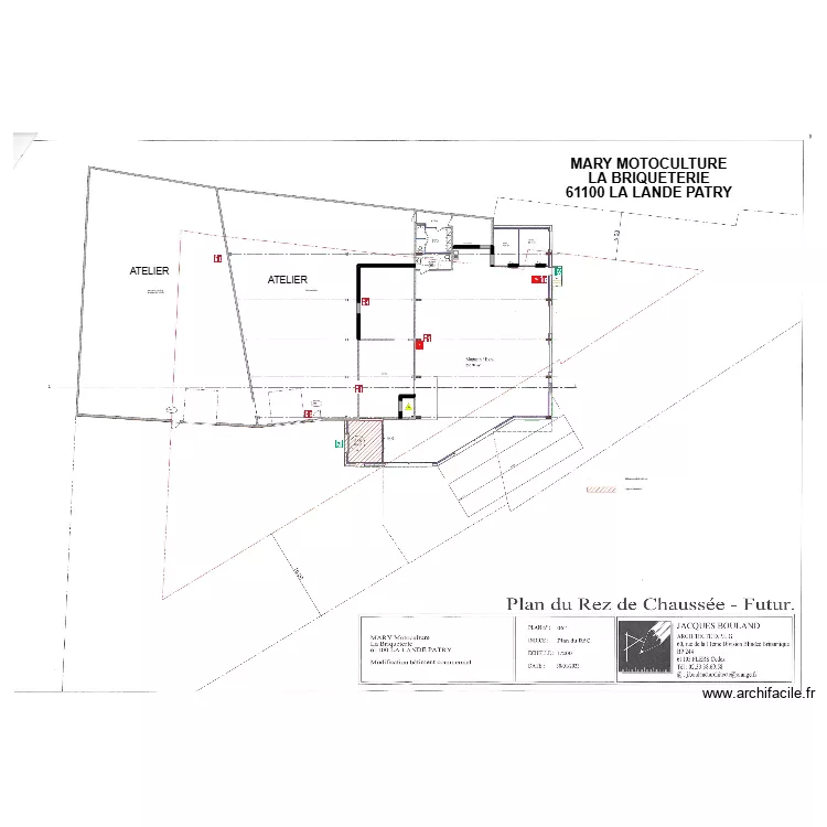 MARY MOTOCULTURE. Plan de 