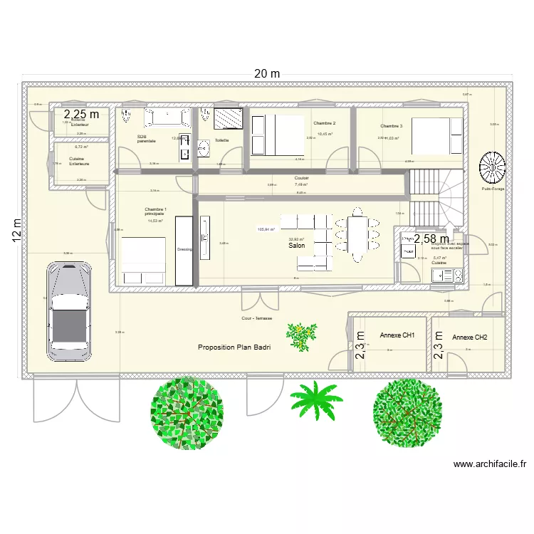 BADRI. Plan de 9 et 329 m² BADRI. Plan de 9 et 329 m²