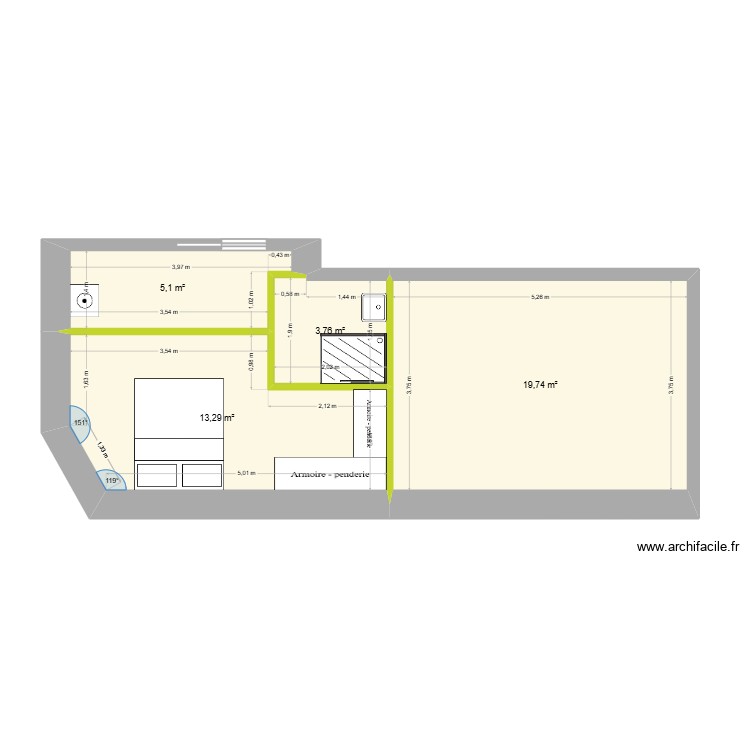 Arri&egrave;re. Plan de 0 pièce et 0 m2